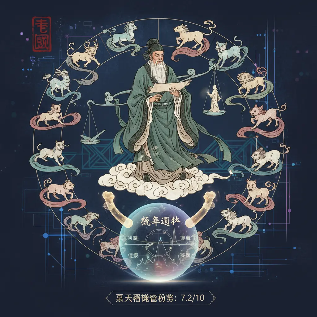 流年運勢 - 袁天罡稱骨