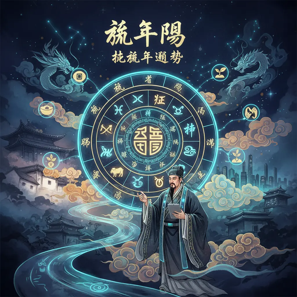 批流年運勢 - 流年盤