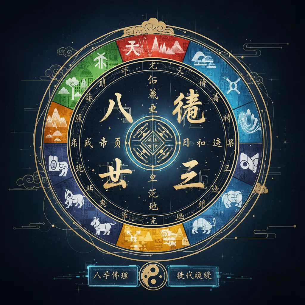 八字 - 八字命盤