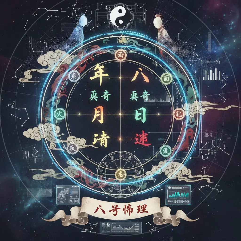 八字命理 - 八字排盤