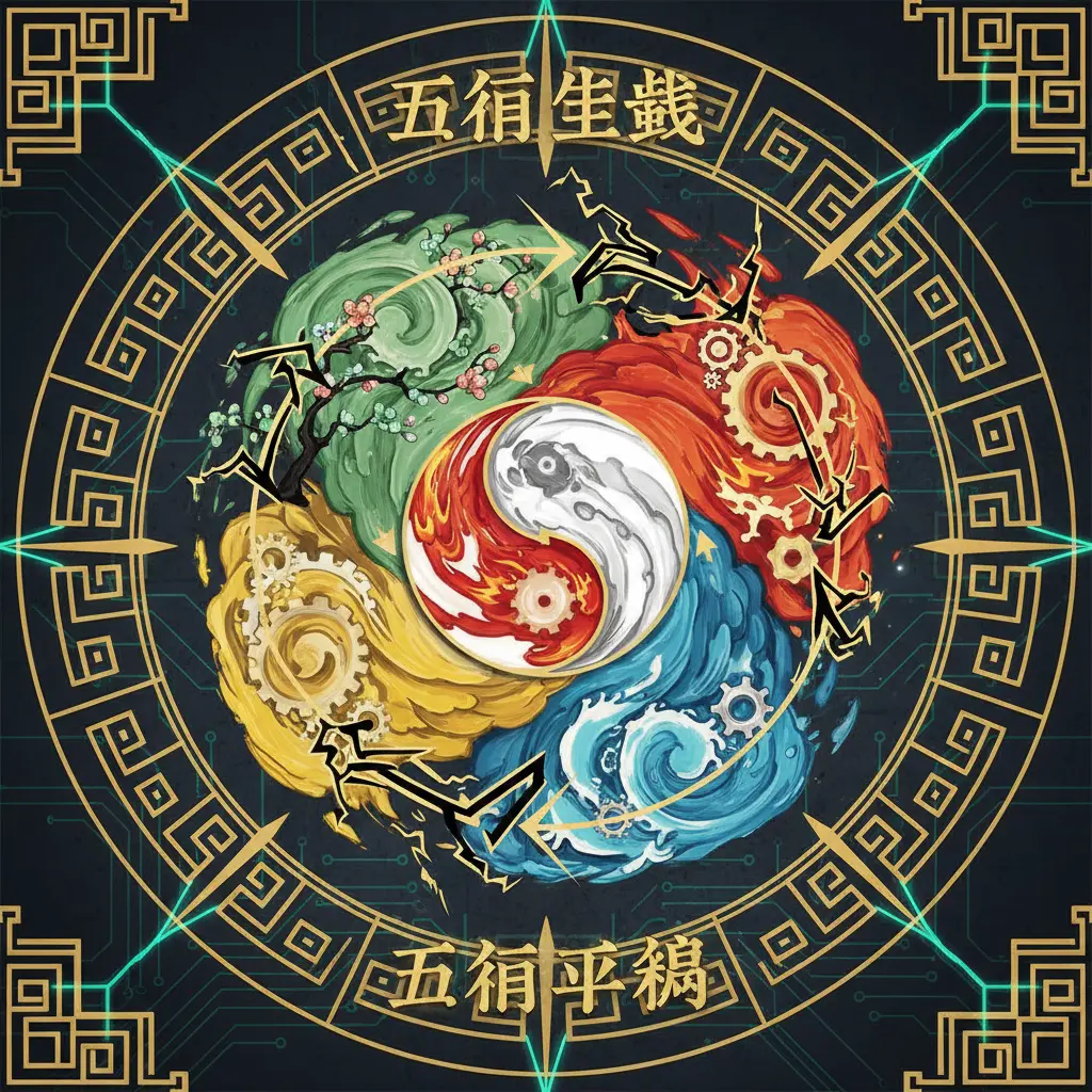 五行平衡 - 五行生剋