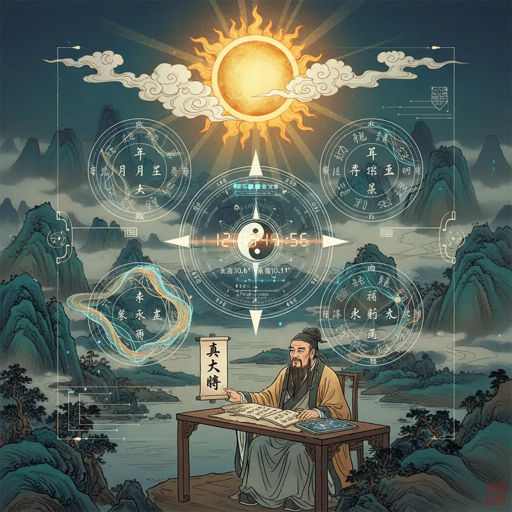 命理分析 - 真太陽時