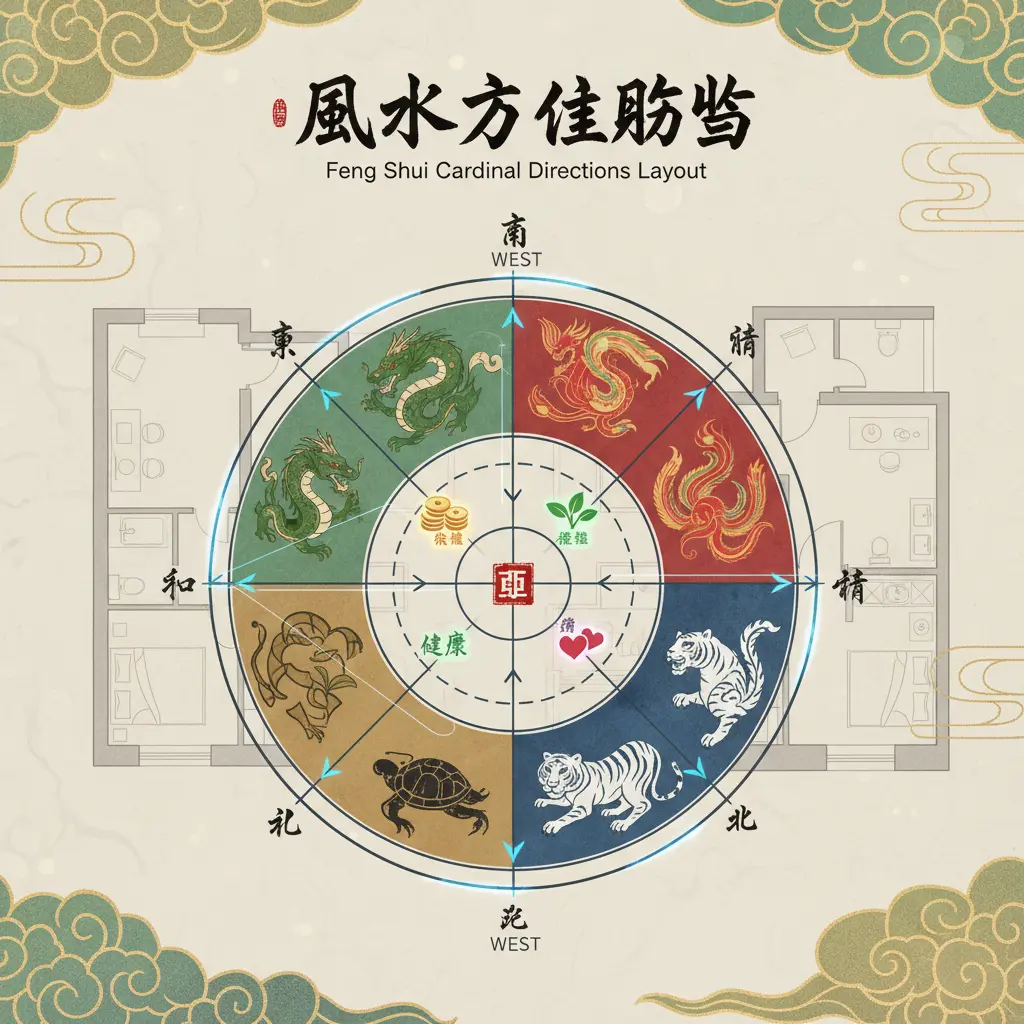 風水佈局 - 風水方位